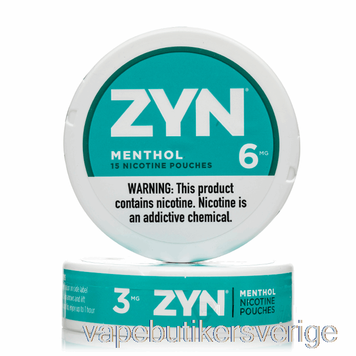 Vape Sverige Zyn Nikotinpåsar - Mentol 6mg (5-pack)